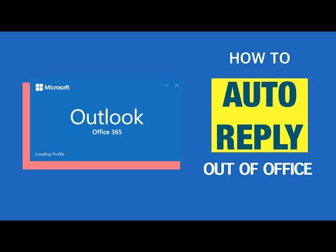 How to setup auto replies in Outlook O365 (Y2023) ตั้งค่า อีเมลตอบกลับเมื่อไม่อยู่ที่สำนักงาน|ลาหยุด