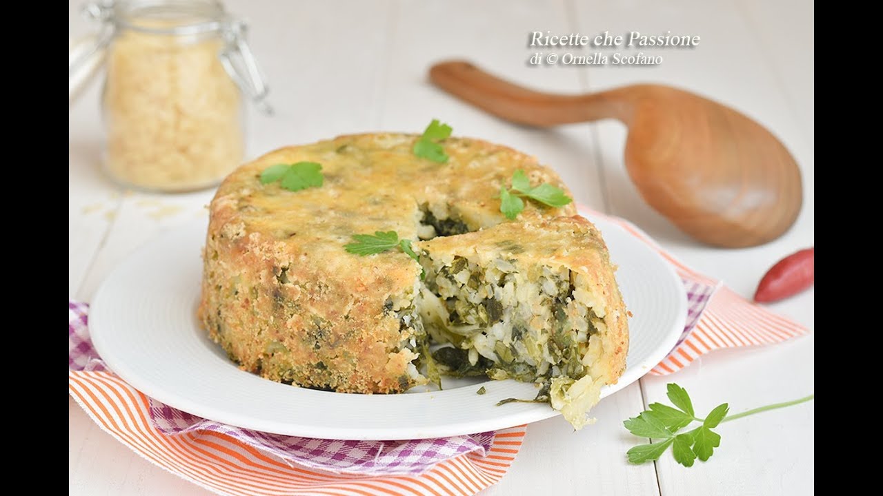 Torta di riso al forno con bietola - Ricette che Passione
