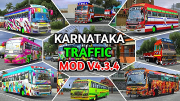 How to add New Karnataka Traffic Mod in Bus Simulator Indonesia | v4.3.4 | Indian Traffic Mod Bussid