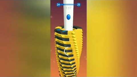 Stack Ball Level 24 | Blast Through Platforms | A4 Tech Live