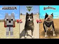 Minecraft dog vs gta 5 dog vs gta san andreas dog  who is best