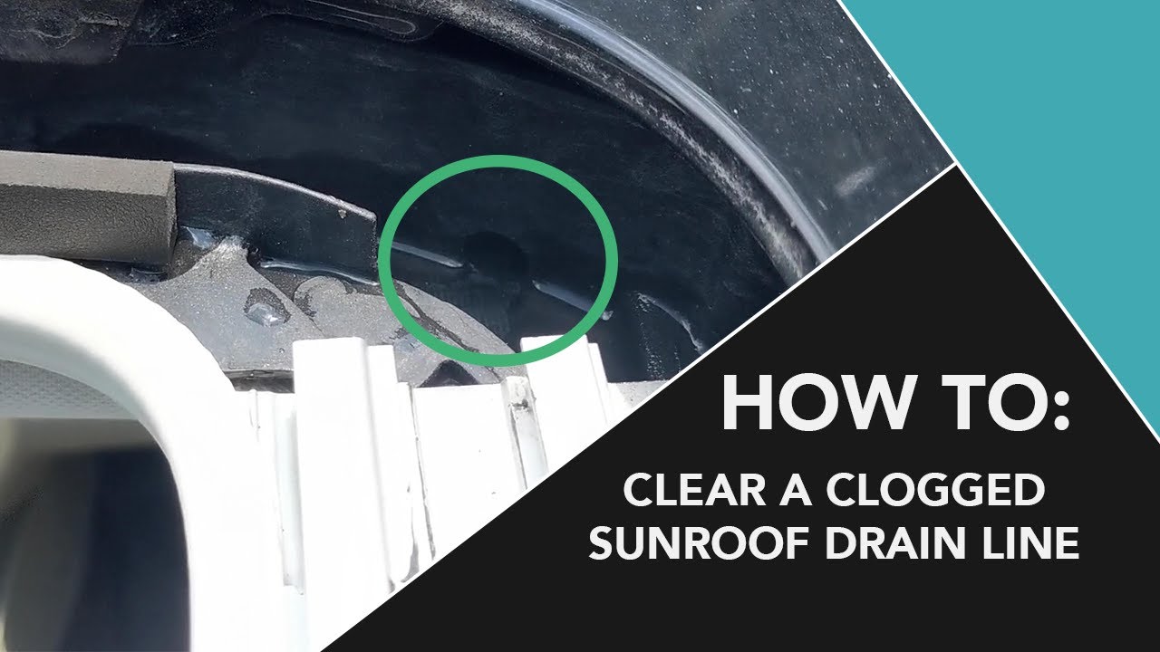 Sunroof Drain Clogged - 09 Ford Escape - YouTube