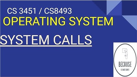 1.8 System Call in Tamil