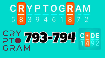 CRYPTOGRAM level 793 794