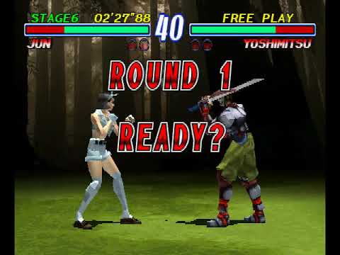 Tekken 2 ( PS1 ) - Jun - Arcade Mode - Arranged Music ( May 12, 2019 )