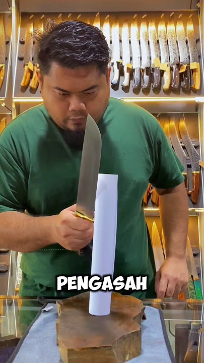 cara pria ini mengasah pisau || profesional knife #viral