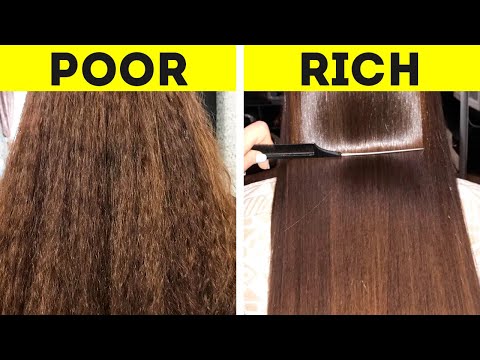 BROKE vs RICH. Cool Beauty Hacks And Makeup Tips