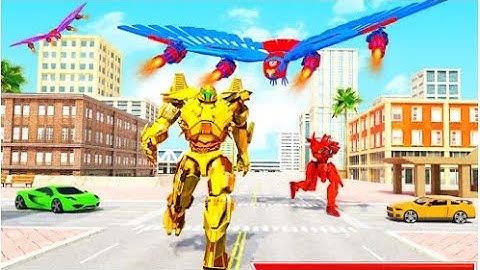 Flying Spy Pigeon Robot Transform | Rescue City Bike Robot Android GamePlay | By Game Crazy