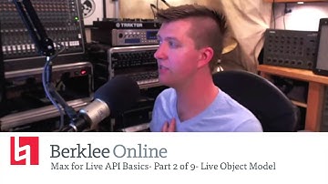 Max for Live API Basics: Live Object Model (Part 2 of 9)