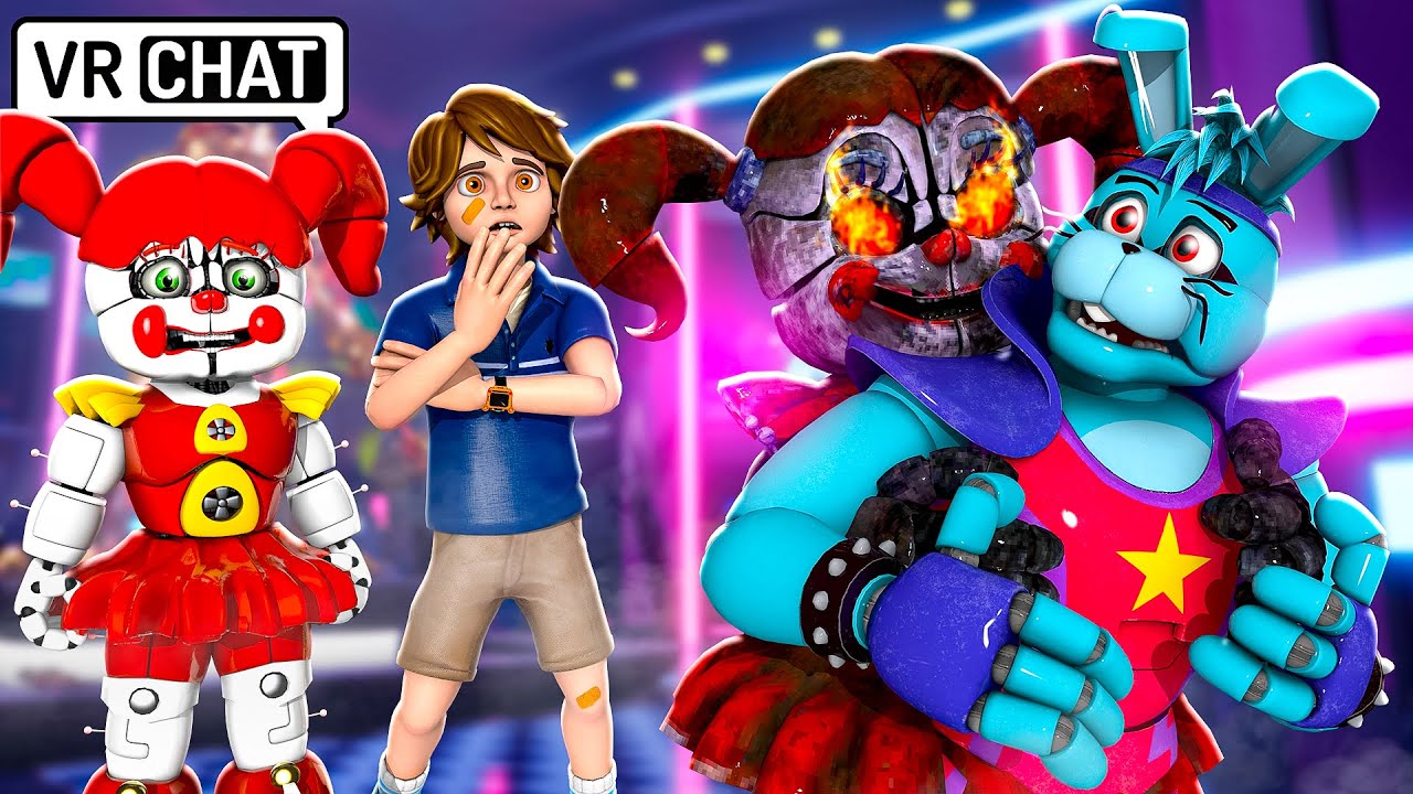 Circus Baby Discovers GLAMROCK BONNIE'S SECRET in TRUTH or DARE in VRCHAT