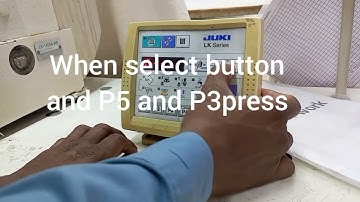How to remove error 305 Juki LK1900  bartak machine