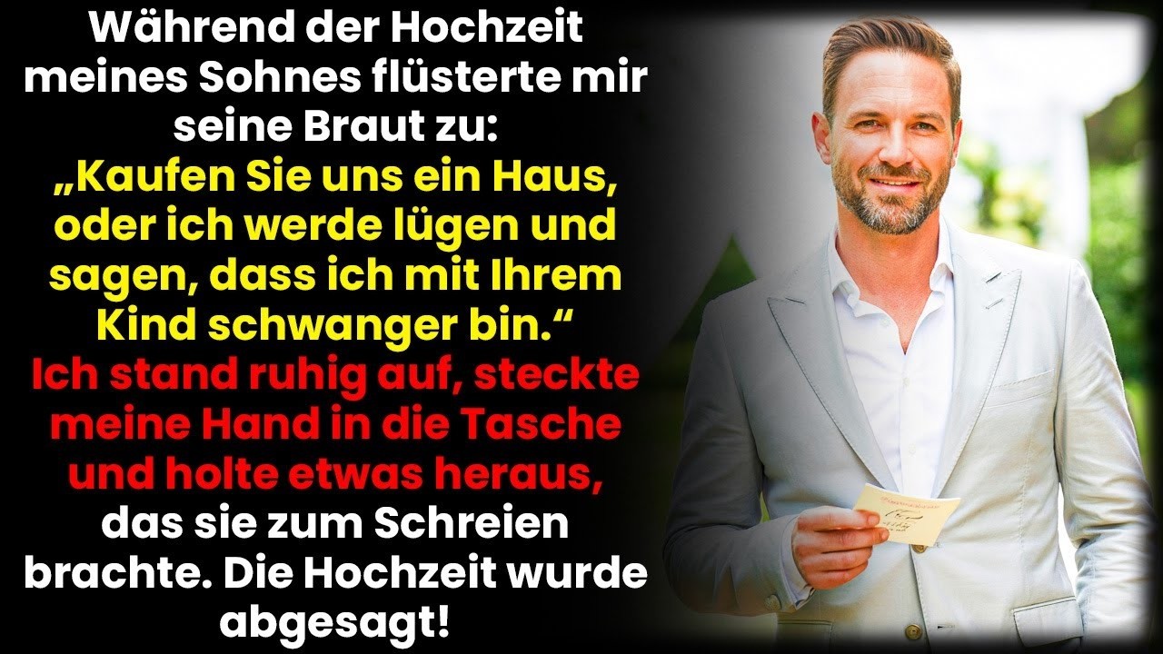 „Kauf uns ein Haus, sonst lüge ich!“ sagte die Braut – also enthüllte ich die ganze Wahrheit