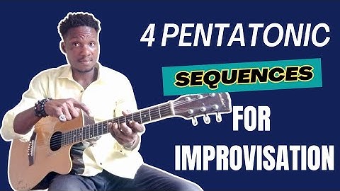 4 pentatonic sequence for Improvisation Guitar lesson