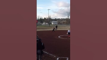 #shorts Softball Shock: Did 1B Really Pull Her Foot Early? Umpire