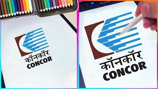 Match Highlights How to draw CONCOR logo || PSU company