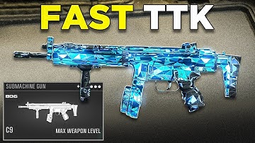 new FASTEST KILLING SMG in Warzone! 😯 (Best C9 Class Setup)