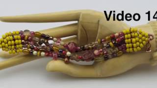 Video 14 Brick Stitch ends for a Multistrand Bracelet or Necklace with Gail DeLuca
