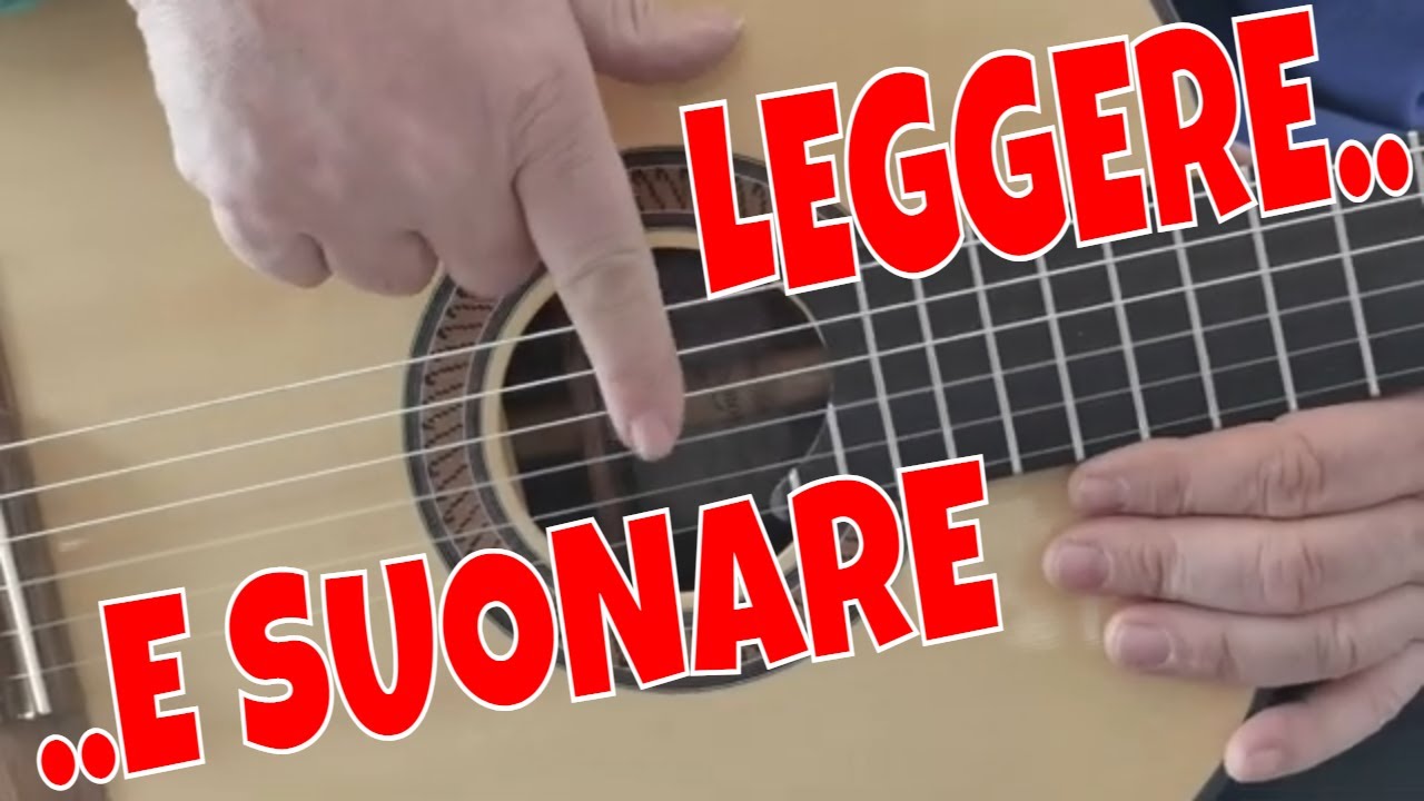 La chitarra spaziale leggere la musica come imparare a suonare - YouTube