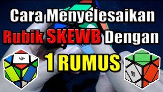 ... sangat mudah menyelesaikan rubik skewb hanya dengan 1 rumus yaitu
"bawah bawah atas atas" kayak cheat code...