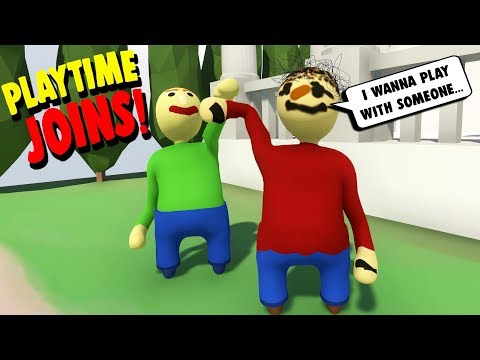 Play As Playtime She Joins Baldi S Adventure Human Fall Flat