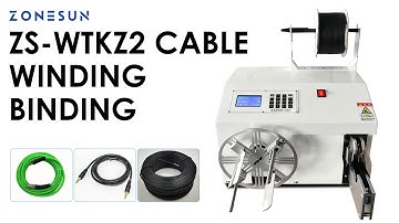 ZONESUN ZS-WTKZ2 Fully Automatic Cable Winding and Binding Machine for Wire Harness Production