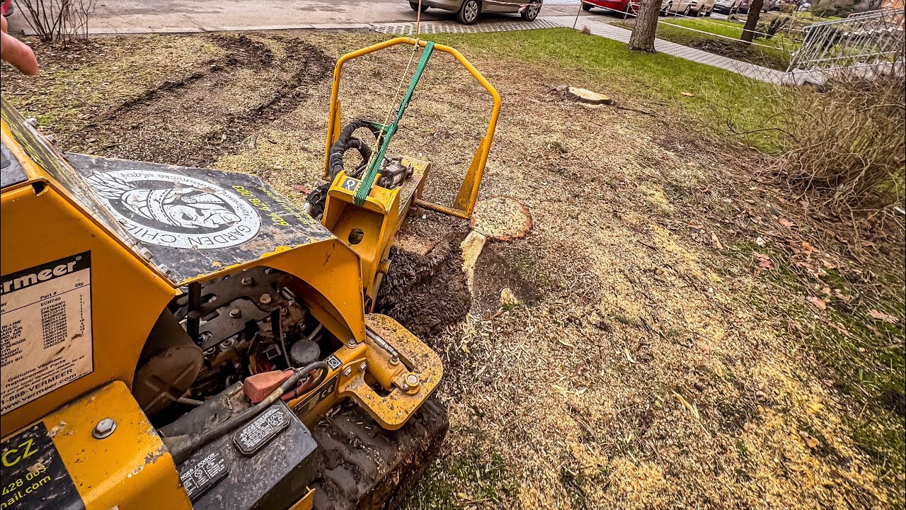 Frézování pařezů 