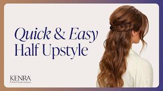 Braided Half Up Tutorial | Classic Bridal Styling Technique | Kenra Professional