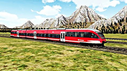 Train Sim - Try Mountain Pass Using Bombardier Talent - Simulasi Kereta Api (Android Game)