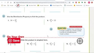 7.9 Multiply Mixed Numbers