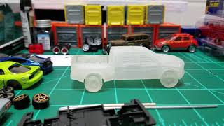 Transport Trailer 1:64 scale 3D printed resin for Hot Wheels/Matchbox 