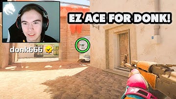 donk shows no mercy to Asian CS Players! kyousuke Ace - CS2 Highlights