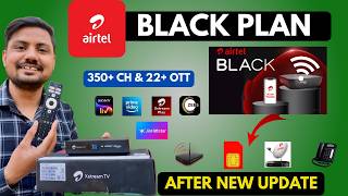 Airtel Black Plans 2026 💥 Unlimited Internet & Call for Home & Office | 25 OTT + 350 TV Channels! screenshot 5