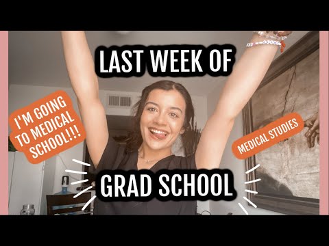 LAST WEEK OF GRAD SCHOOL | vlog, masters degree, medical studies, final exams week, clinicals
