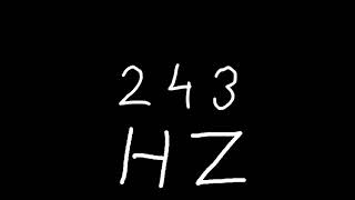 243 hz