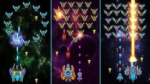 Galaxy Attack: Space Shooter - Gameplay IOS & Android || New Crazy Game 😱🎮 @HunterGaming099