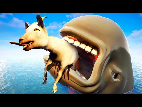 BLOOP Monster Eats Goats Alive - Goat Simulator 3 Gameplay