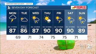 WMAR-2 News Dylan Robichaud Sunday night weather