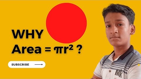 Why Area of Circle = πr² ?