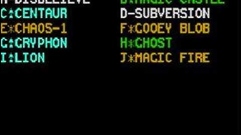 Chaos on the Spectrum 48k