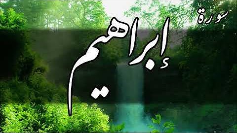 سورة إبراهيم - أحمد الشافعي