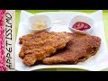 Нежные свиные отбивные в панировке / Pork chops in breadcrumbs