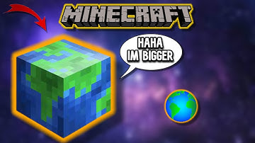 how big is a Minecraft World? 🌎 #shorts
