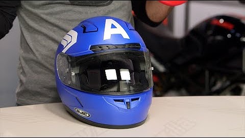 HJC CL-17 Captain America Helmet Review at RevZilla.com