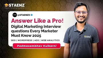 Mock Interview for Digital Marketing 2025 | Top Interview Questions & Answers | SEO, AI & Google Ads