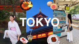 tokyo vlog | good eats, shopping, omakase, hair salon, kimonos   more