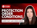 Protection Order Conditions