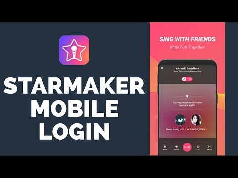 How to Login Starmaker on Mobile? Starmaker Karaoke App Tutorial