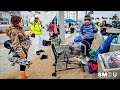 𝗦𝗛𝗢𝗣𝗣𝗜𝗡𝗚 𝗖𝗔𝗥𝗧 𝗦𝗪𝗘𝗘𝗣: Woman Packs Up During Venice Beach Cleanup