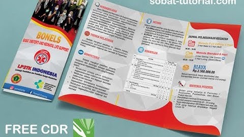 Cara Membuat Brosur Lipat 3 Dengan CorelDraw X7 Free CDR