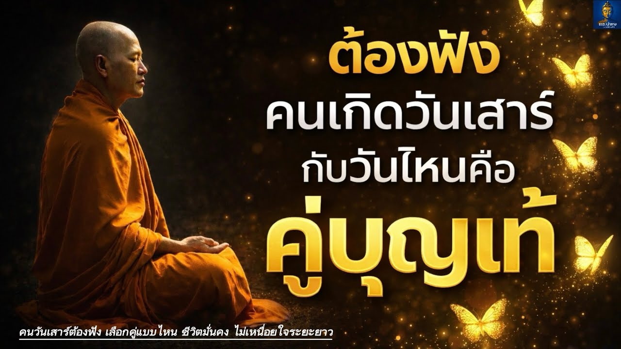 ต้องฟัง คนเกิดวันเสาร์ กับวันไหนคือคู่บุญแท้ | ธรรมนำทาง ลางเล่าเรื่อง